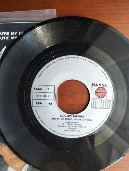 Disco de vinil single Modern Talking