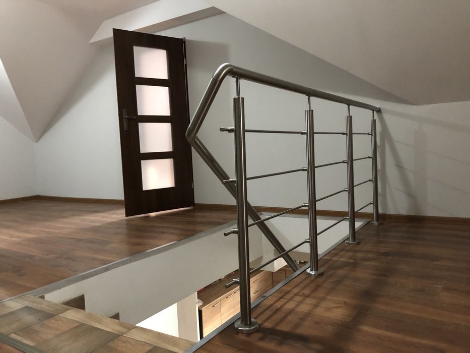 Balustrady ze stali nierdzewnej wraz z montażem wiaty zadaszenia