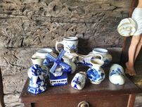 Delft ceramiczne ozdoby wazon ręcznie malowane