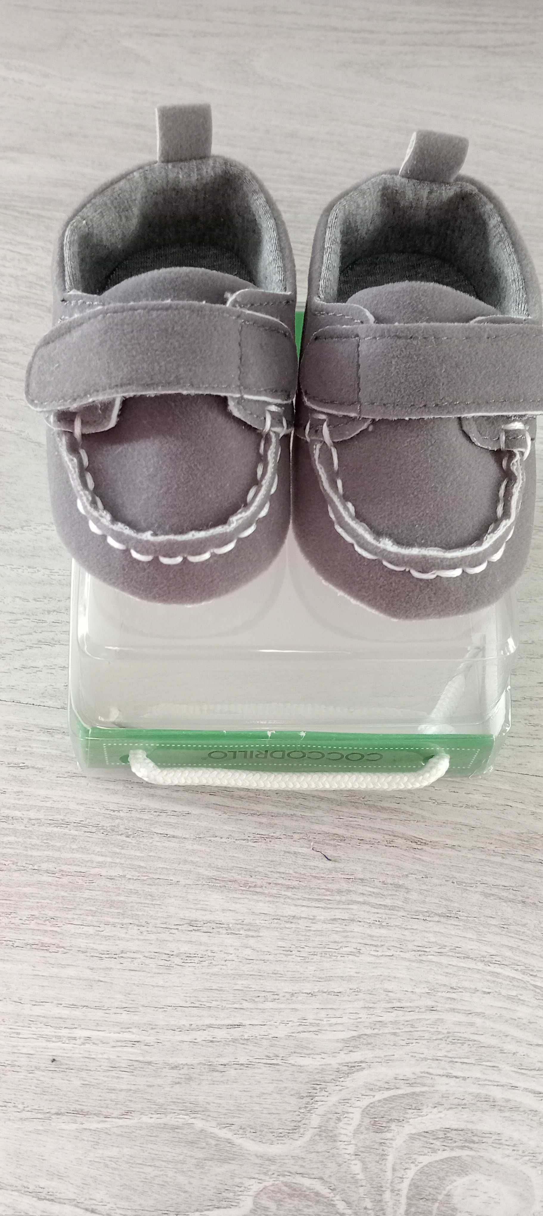 Buciki na chrzest/Niechodki coccodrillo rozmiar 1