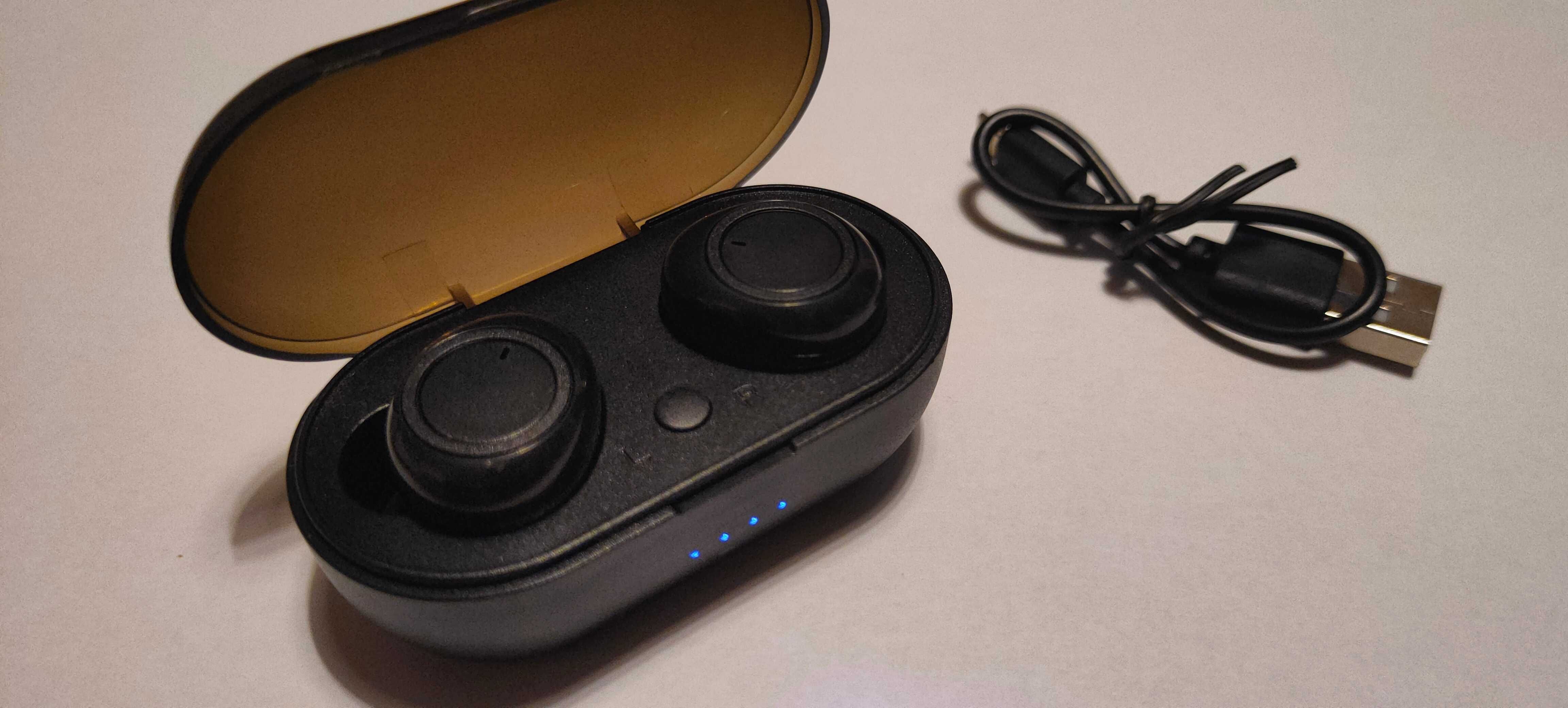 Słuchawki Bezprzewodowe Bluetooth Czarne