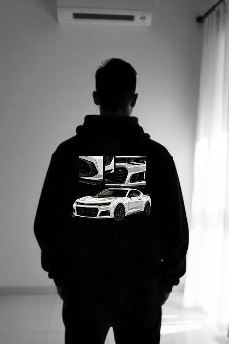 Męska Czarna Bluza M Chevrolet Camaro ZL1