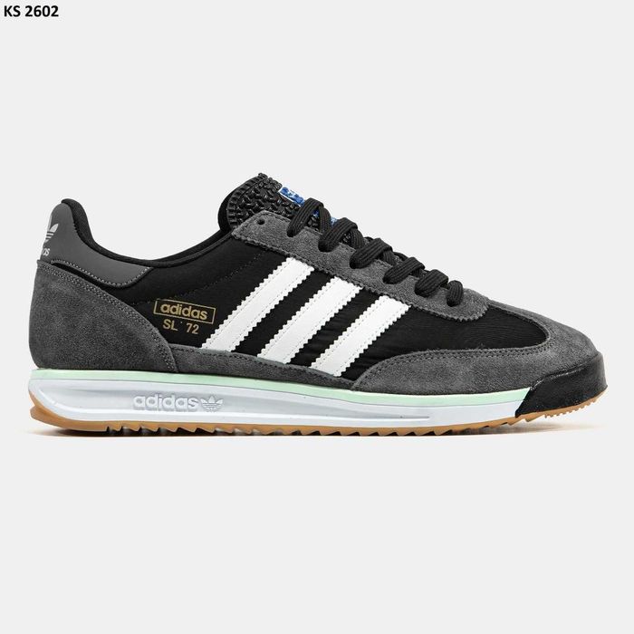 Мужские кроссовки Adidas SL 72 "Gray" Premium. Размеры 40-45