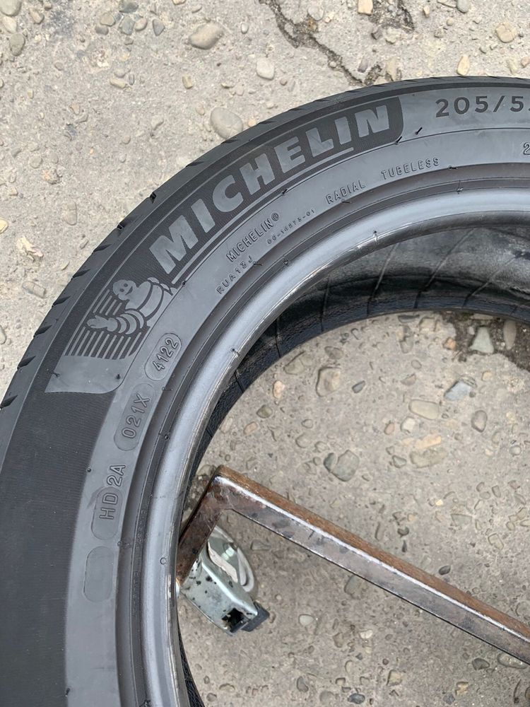 Шини 205/55 R17 Michelin 2022p літо 6,2/5,5мм