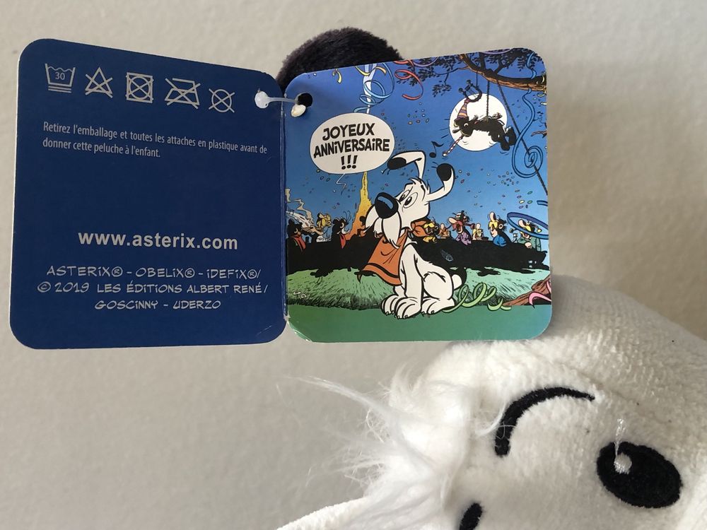 Idefix oryginalna maskotka pluszak zabawka Asterix Obelix Gościnny