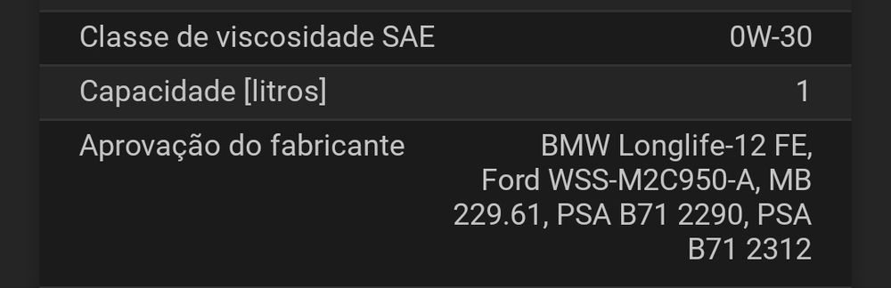 Óleo + filtros de óleo