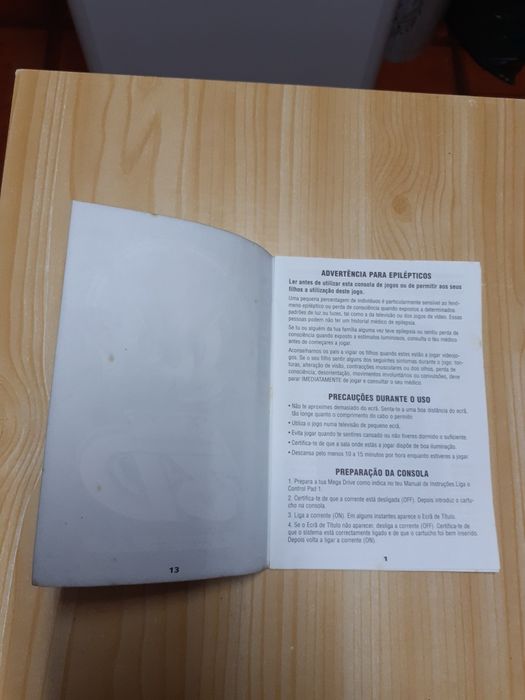 Sonic 3D megadrive manual PT