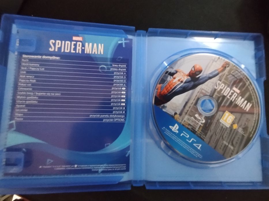 Диск на пс4 Marvel Spider-man