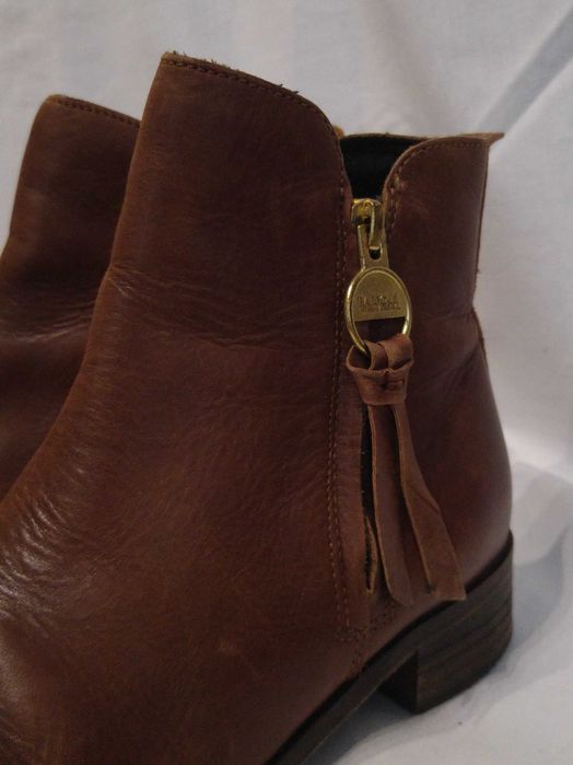 Botki skórzane damskie Barbour