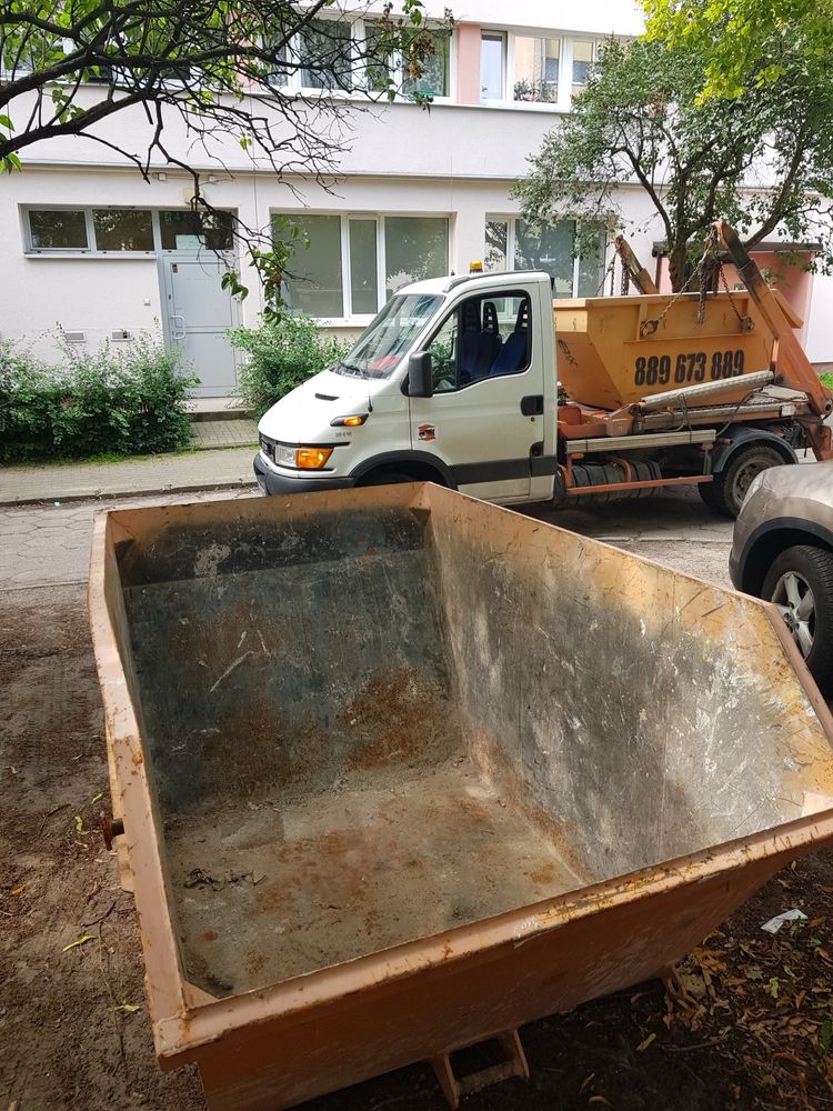 Kontenerowy wywóz gruzu, worki big-bag, wąskie wjazdy, 24h/7