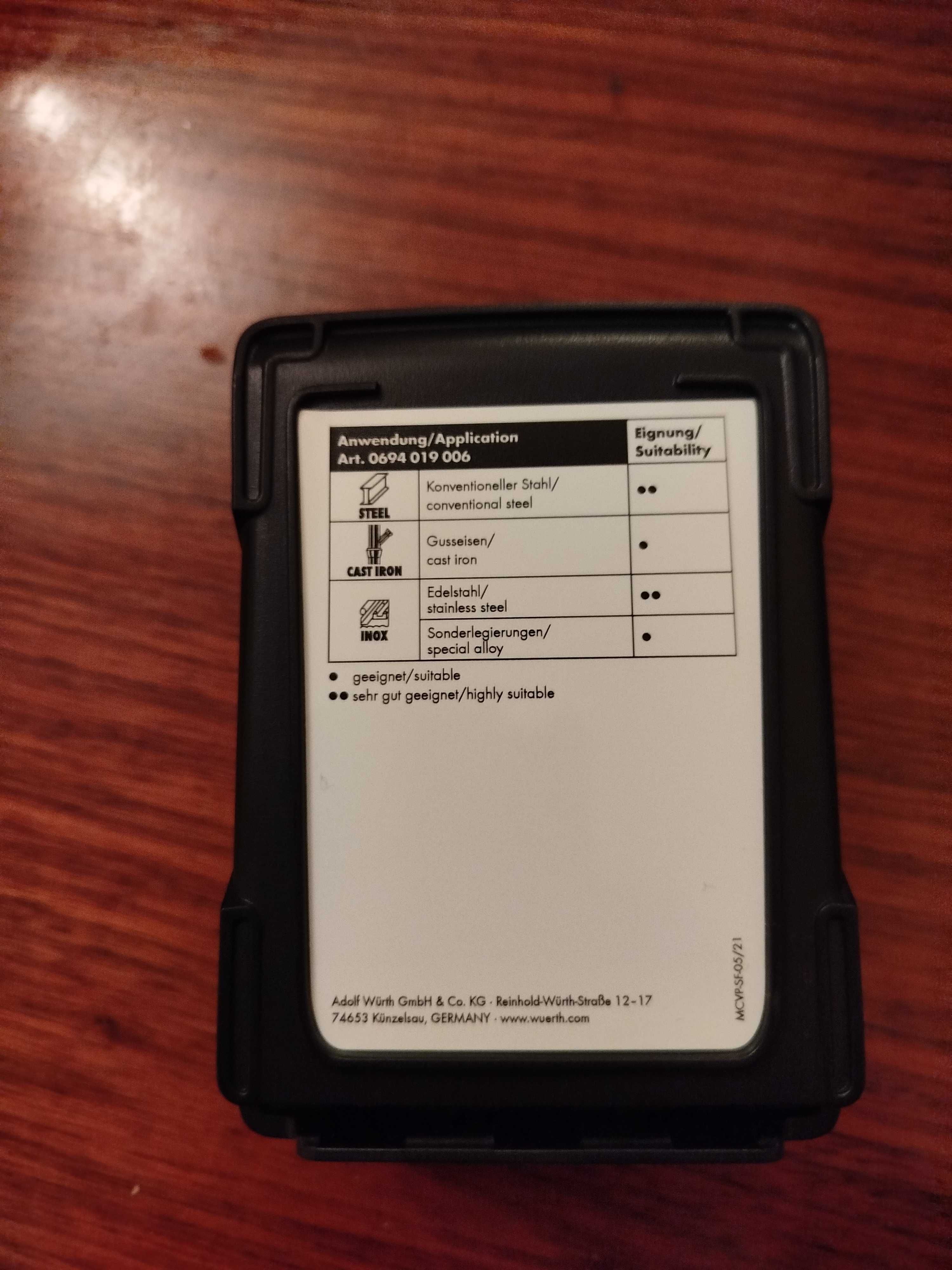WURTH Conical countersnik assortment