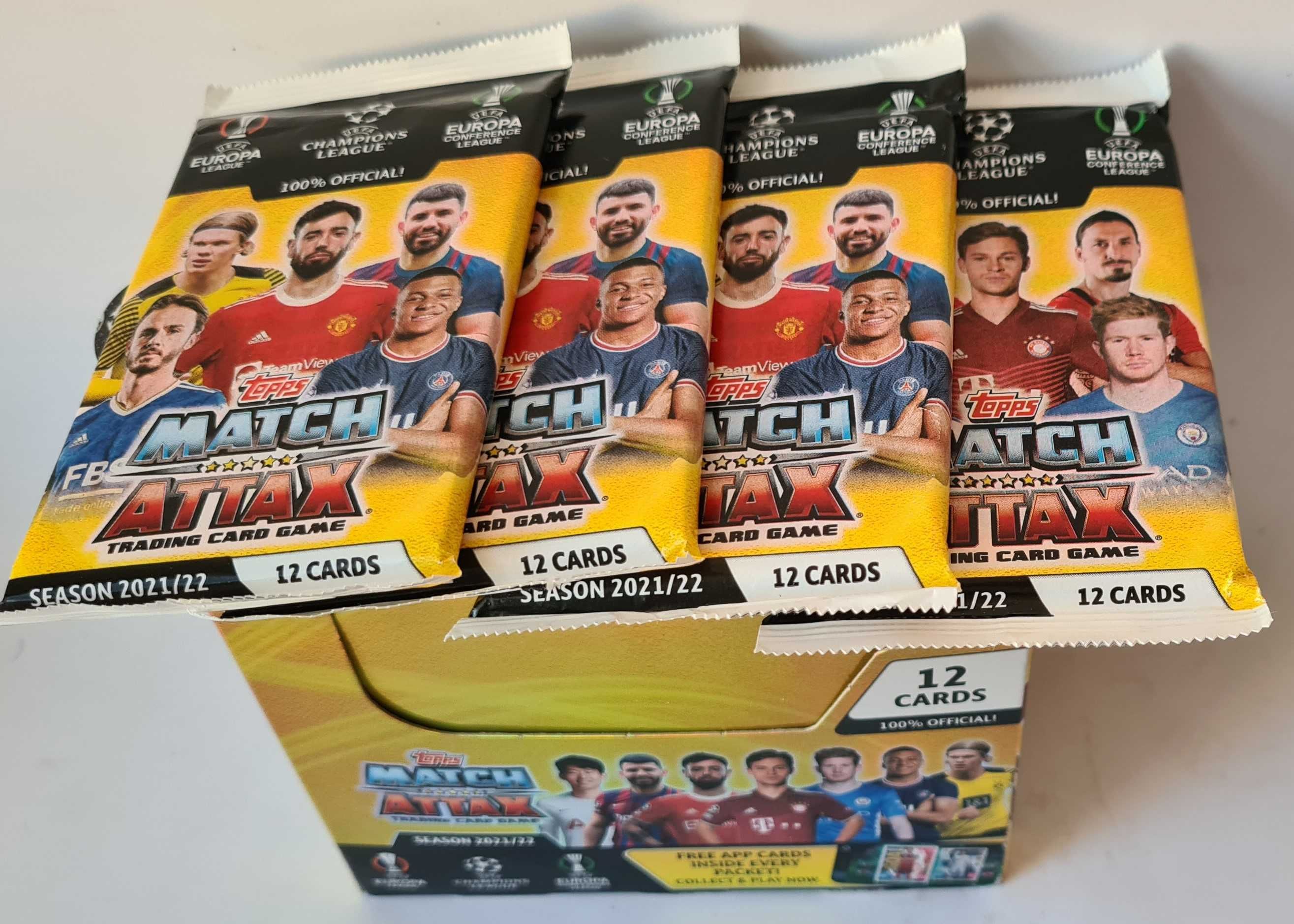 nowe MATCH ATTAX UEFA 2021/22 KARTY 120 saszetki 10