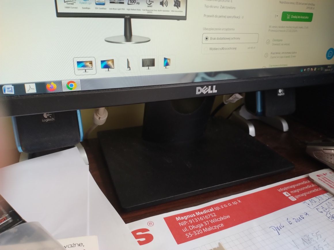 Monitor Dell E2016H