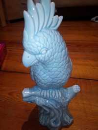 figurka papuga ceramika