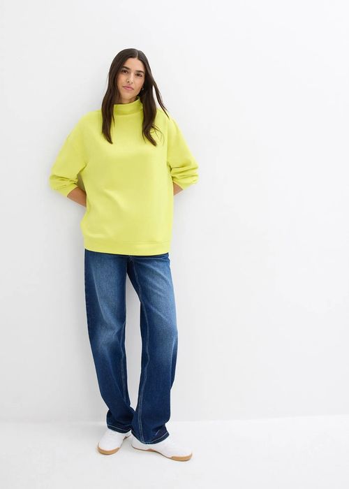 B.P.C bluza damska limonkowa oversize r.44/46