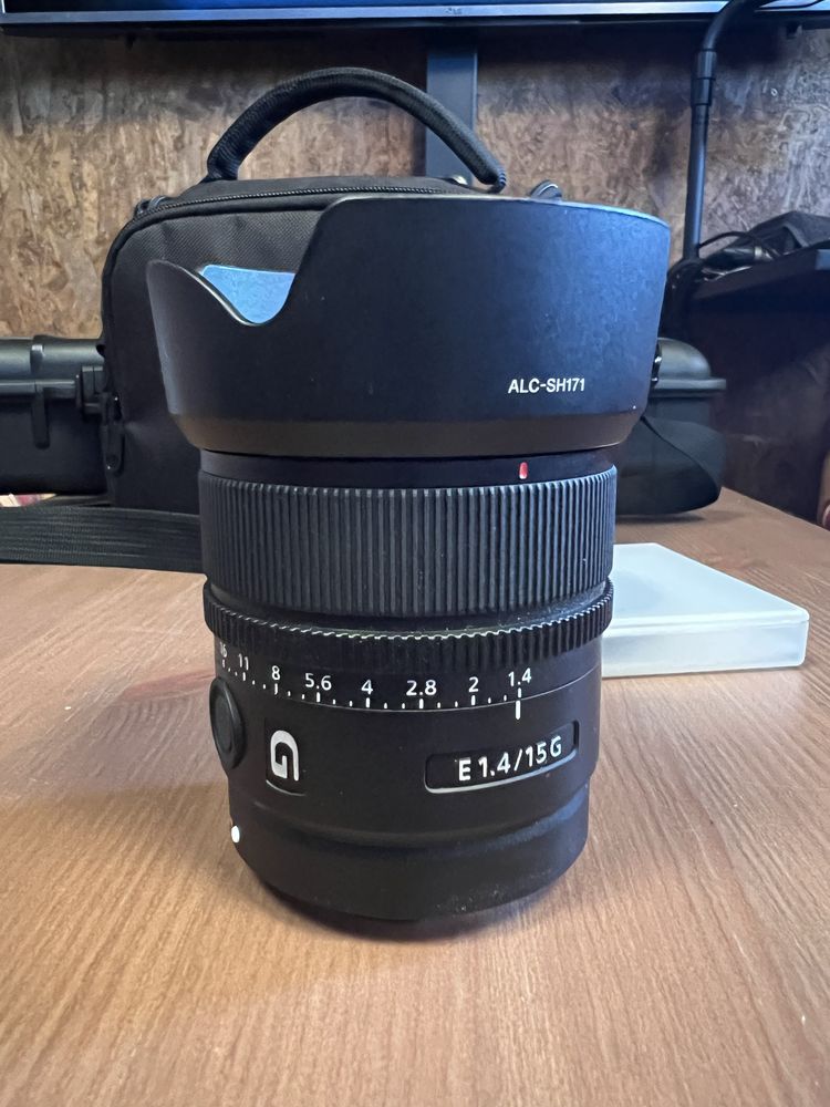 Lente Sony E 15mm f/1.4G (SEL15F14G) COMO NOVA + Filtro ND Variável