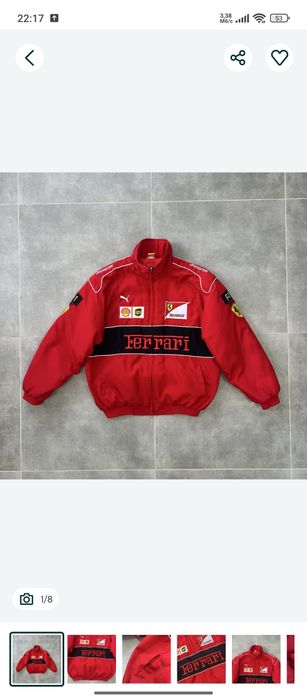 Куртка Ferarri/Ферарі/Бомбер Ferrari/Бомбер Ферарі/Ferrari/Формула 1