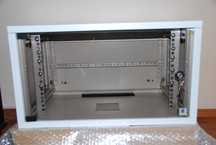 ZPAS Szafka - rack 19' 6U 600x400 szklane drzwi, demontowane ścianki