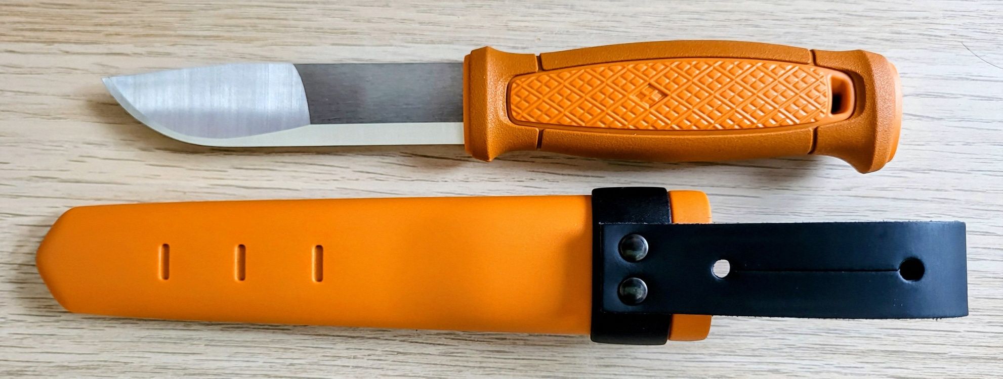 Nóż Mora Kansbol Stainless Burnt Orange - pomarańczowa, nierdzewna