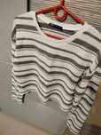 Sweter w paski zara
