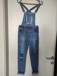 Комбинезон джинсовый, рост 140-150 см