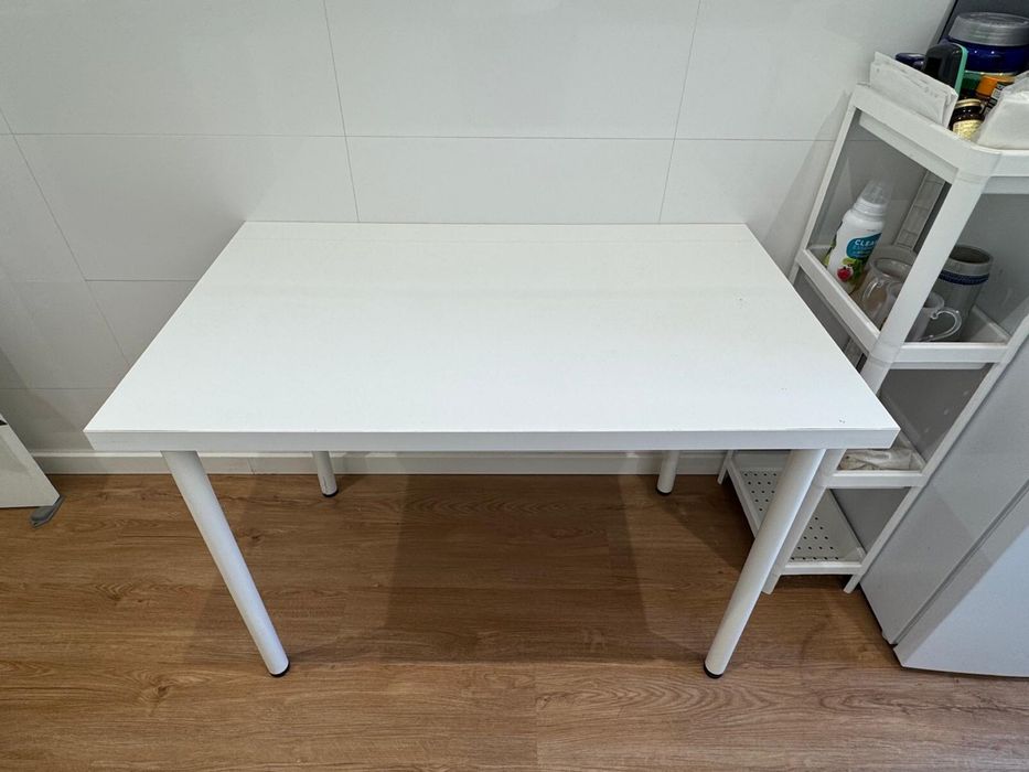 Mesa secretaria branca LINNMON/ADILS 100x60cm