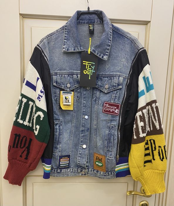 Куртка джинсова жіноча великого розміру