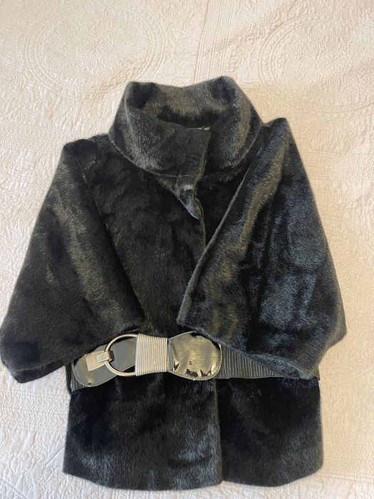 Стильный полушубок Lasagrada, искусственный мех, Турция, размер M