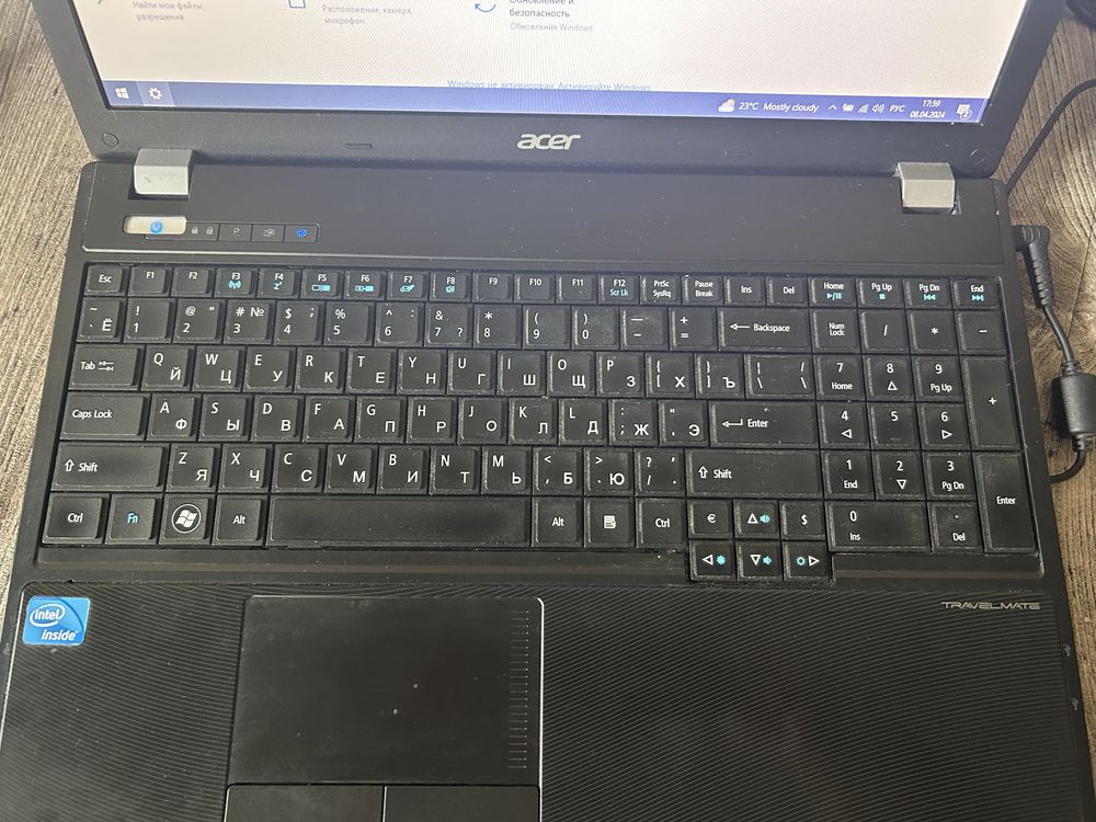 Ноутбук Acer	TravelMate 5360