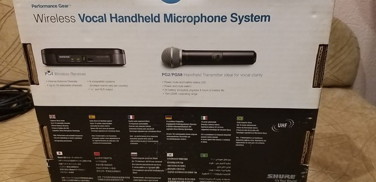 Радіосистема  SHURE PG58