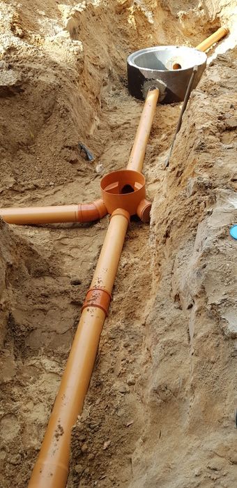 Przyłącza wodno-kanalizacyjne.