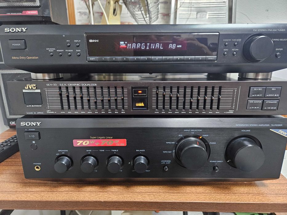 Amplificador Sony Equalizador Rádio