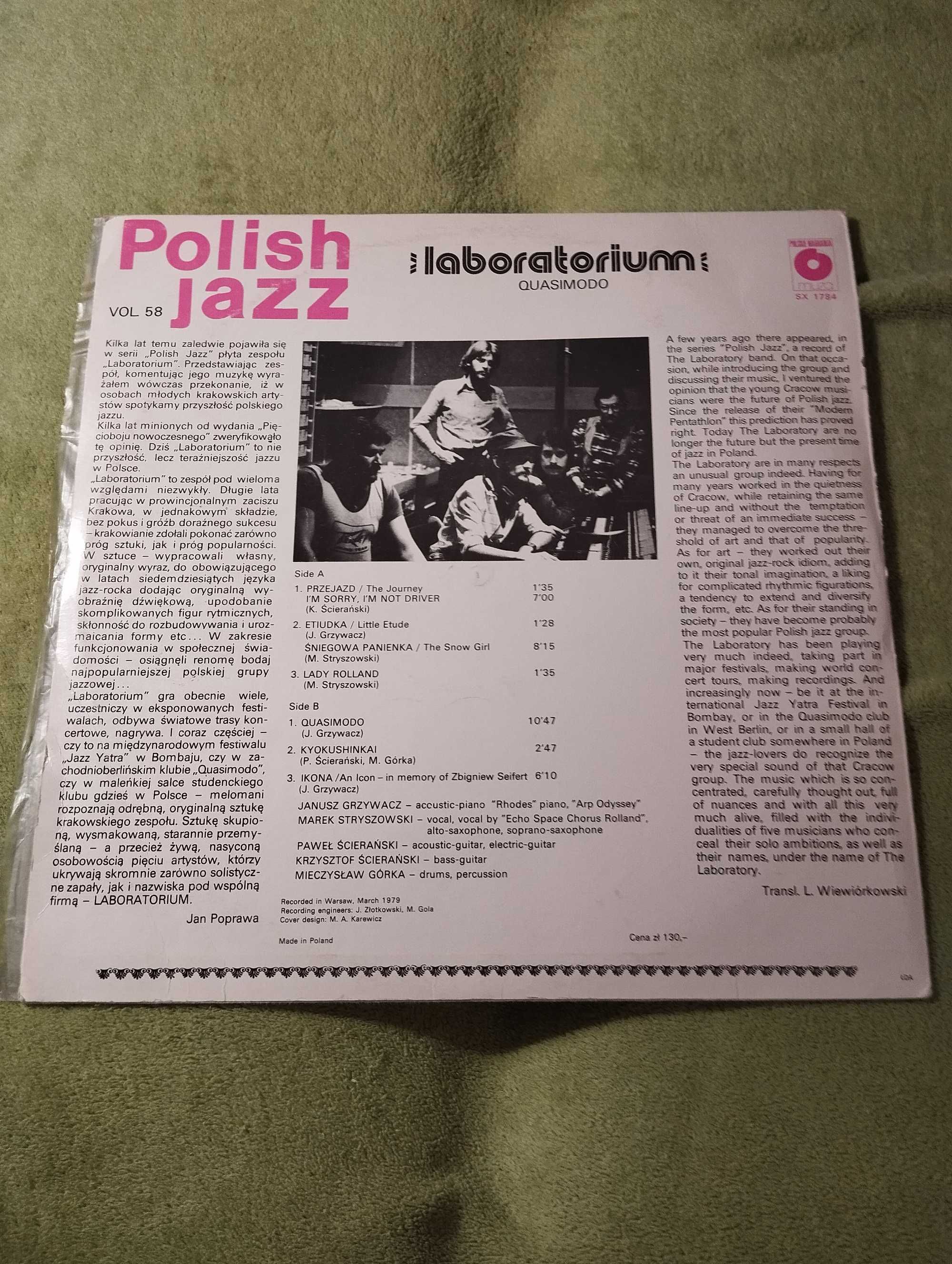 Polish Jazz Laboratorium Quasimodo