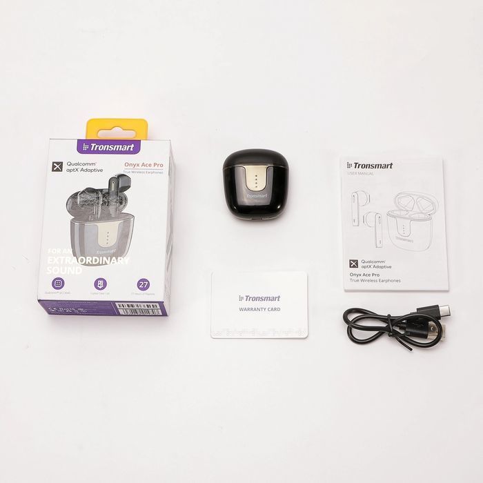 Tronsmart Onyx Ace Pro słuchawki bezprzewodowe TWS BT 5.2 czarne