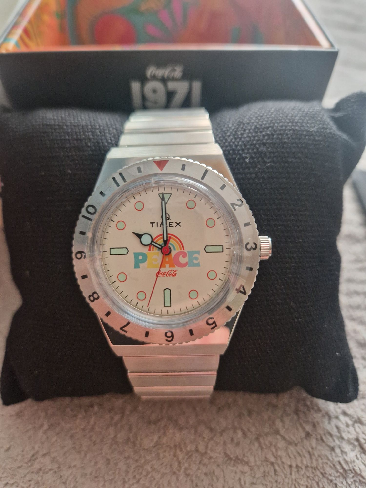 Nowy zegarek timex cocacola 1971