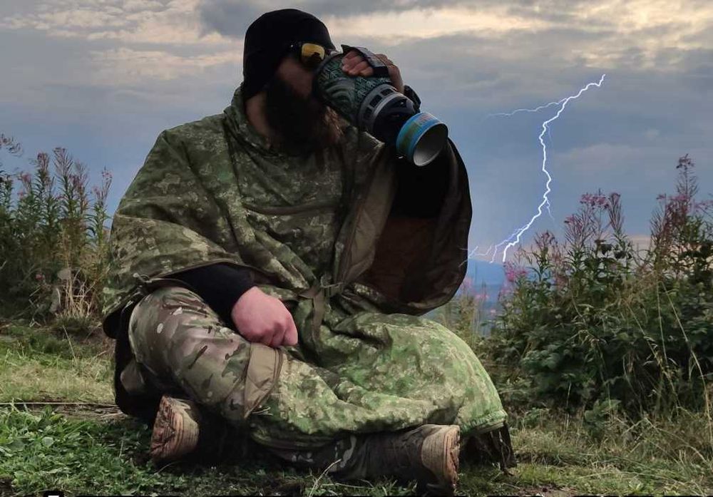 ‼️Helikon-tex Пончо дождевик 4 в 1 гамак накидка тент спальный мешок