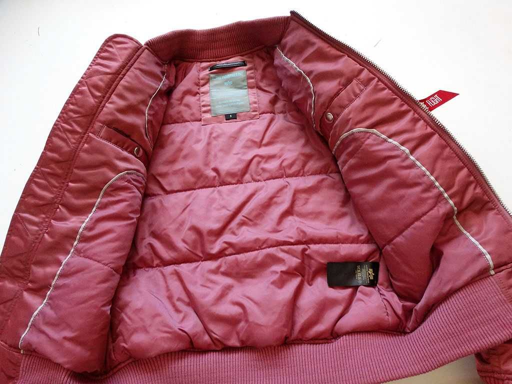 Alpha Industries Kurtka Bomber Jacket Bomberka Flyers Damska S