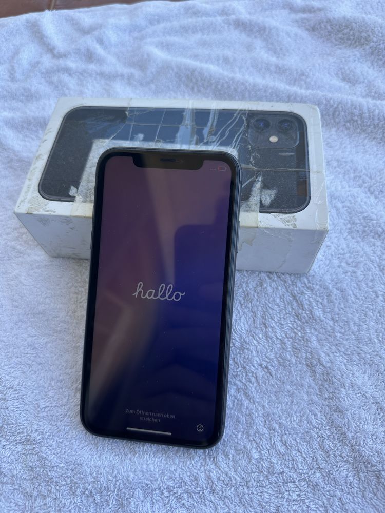 iPhone 11 64GB Preto — Com Caixa + Capas e Películas