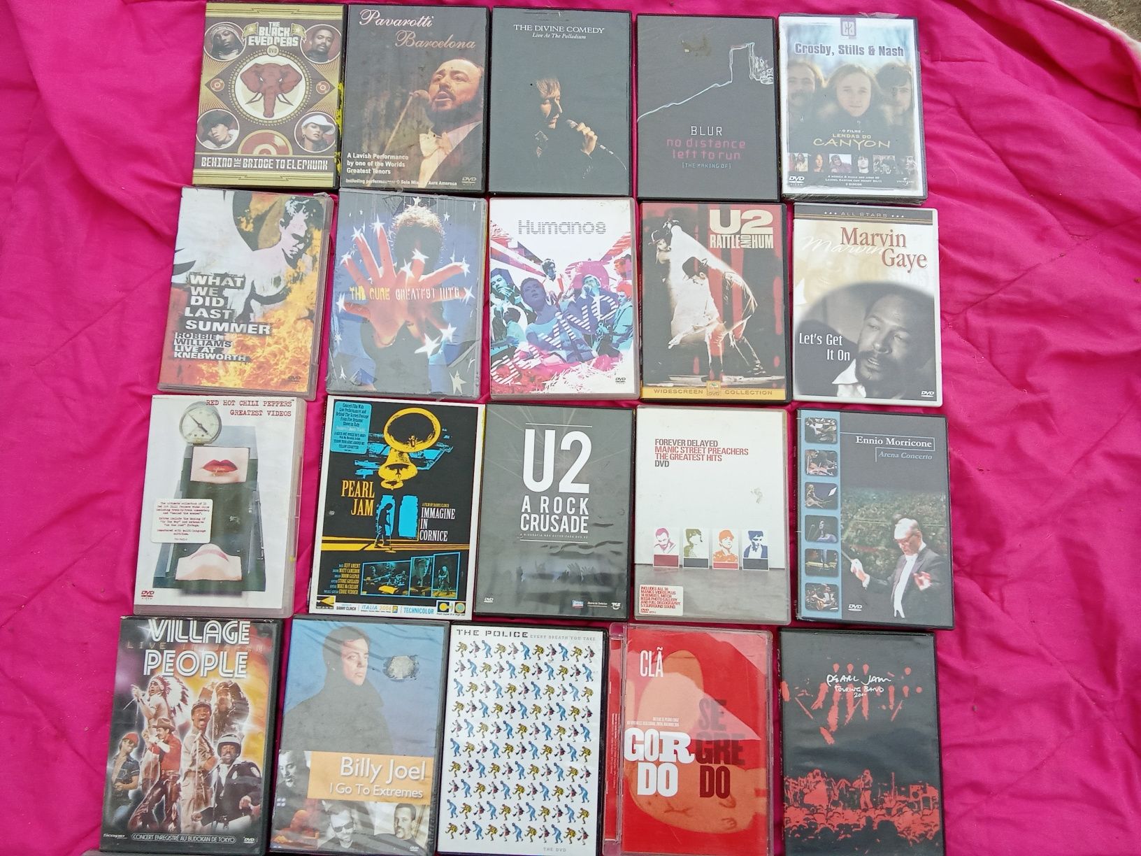 35 DVDs músicais