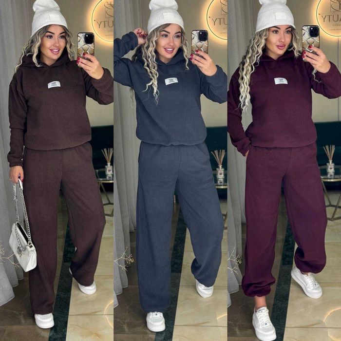 Костюм жіночий теплий двосторонній фліс | костюм женский модель 1117