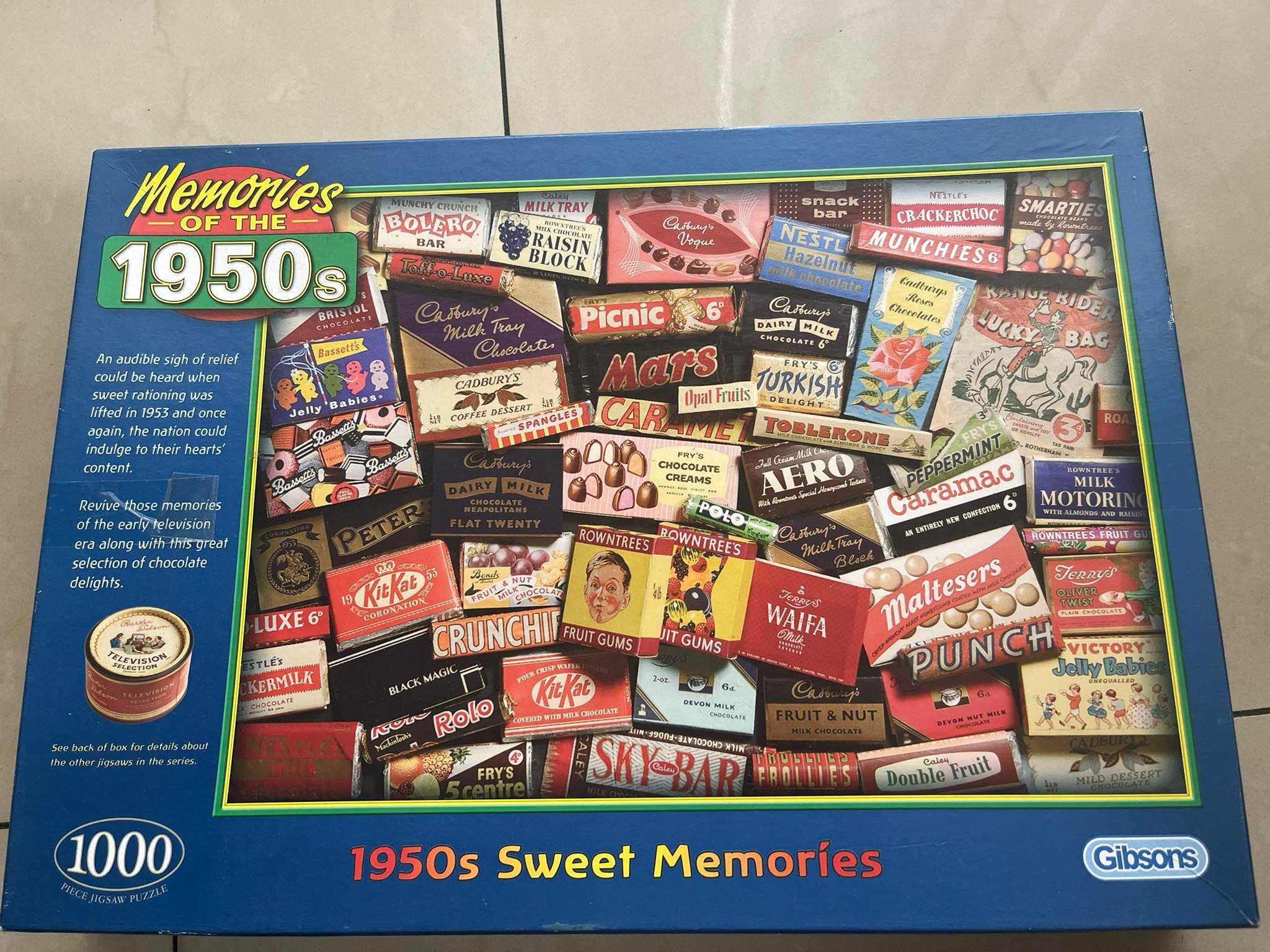 Puzzle Gibsons Sweet Memories 1950