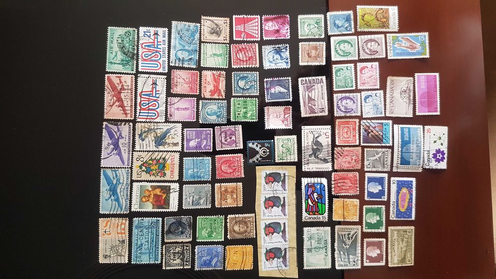 Selos Antigos - Estados Unidos e Canadá - Todos diferentes