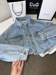 Вкороченна джинсовка, курточка джинс як Zara