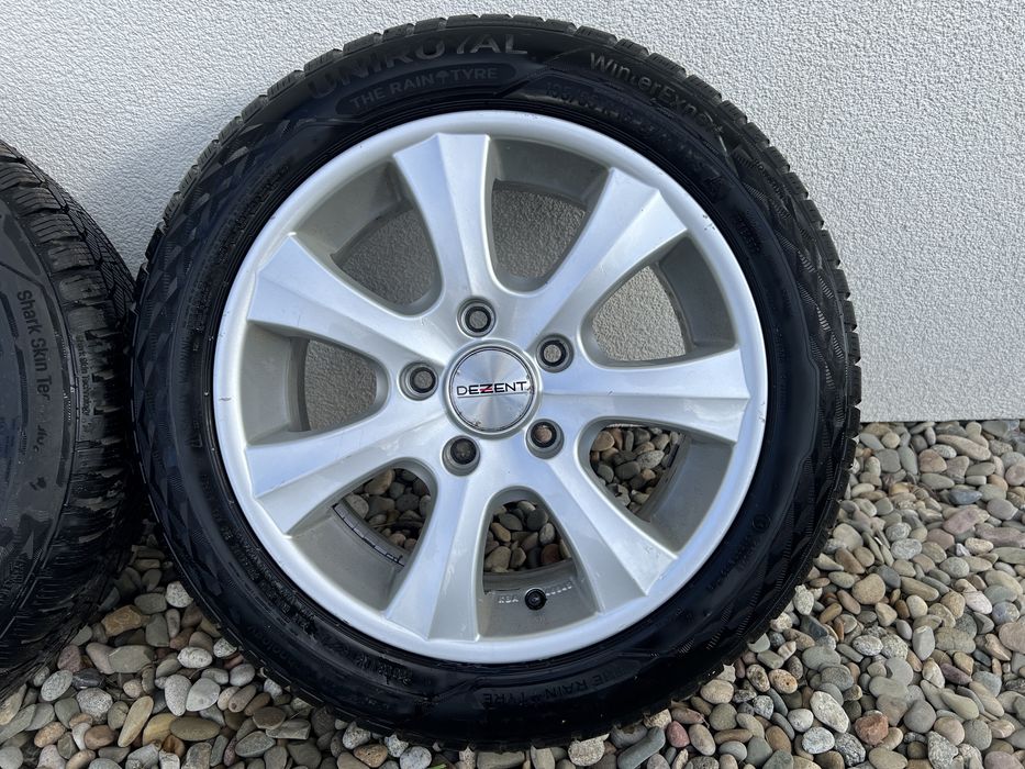 Alufelgi Dezent 5x112 R16 ET42 z oponami Uniroyal WinterExpert
