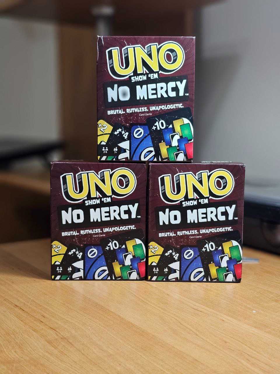UNO No Mercy Настільна гра Mattel Без Вибачень Без Пощади