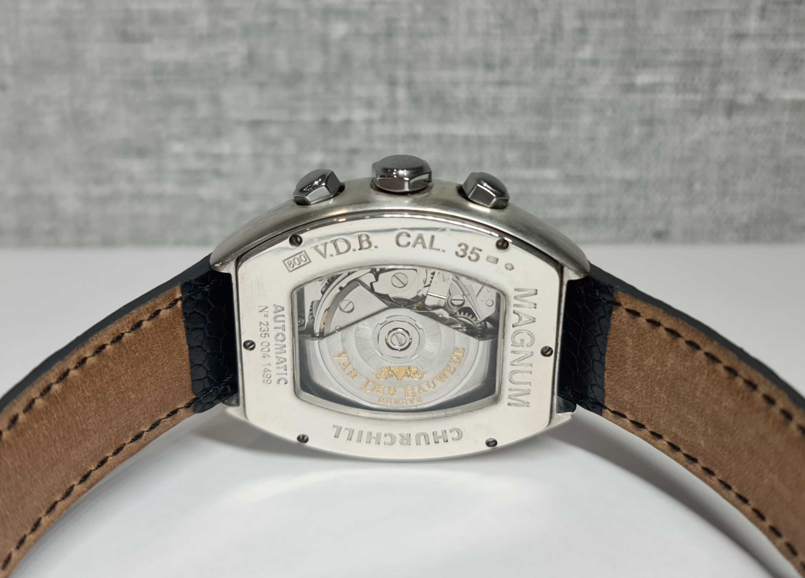 Чоловічий годинник часы Van Der Bauwede Magnum Churchill Automatic