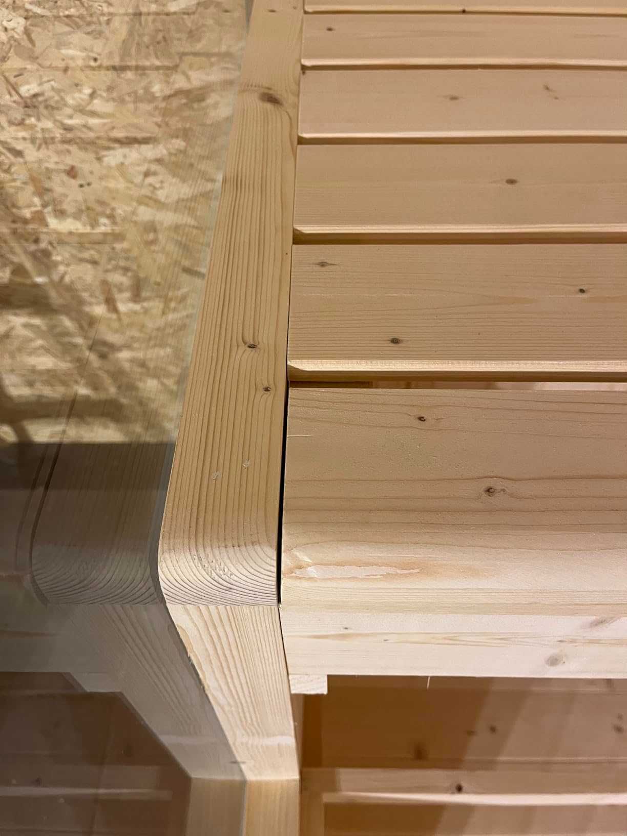 Sauna fińska sucha szklana 2osobowa kabina premium piec Shadow M
