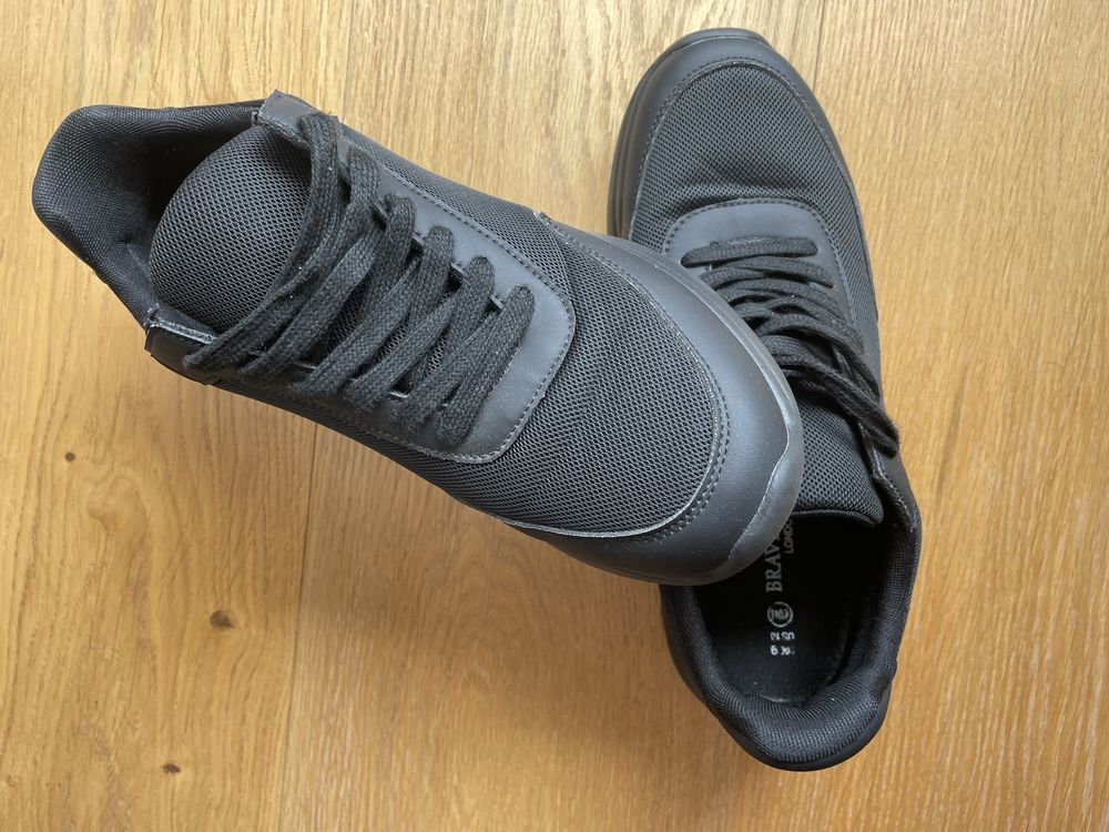 sneakersy, buty sportowe czarne r.43