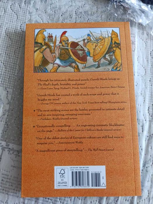 The Iliad: A Graphic Novel by Gareth Hinds