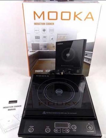 Kuchenka indukcyjna MOOKA K5D / jednopłytowa 2000W  NOWA